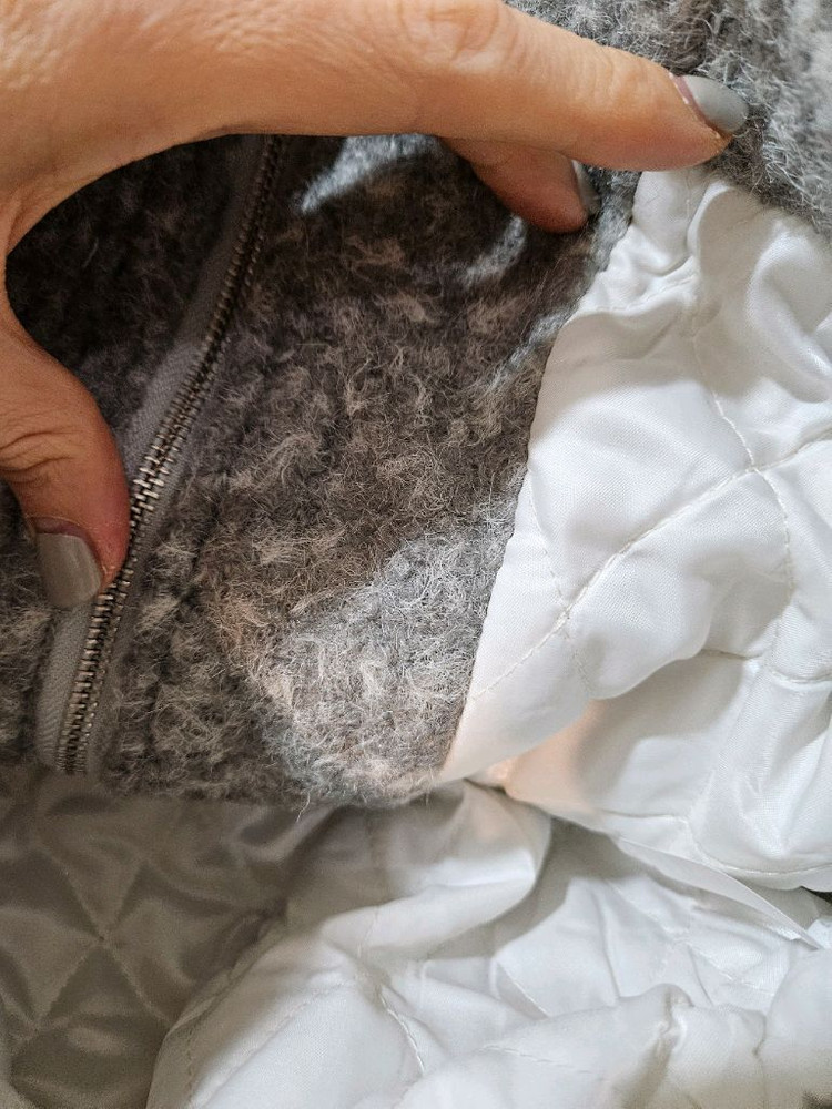 도매텍 제평브랜드 부클 봄버자켓--4