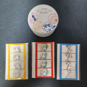 봇치 더 록 원화 포토 카드 그레이 씰 3종 및 극장판 굿즈 이미지