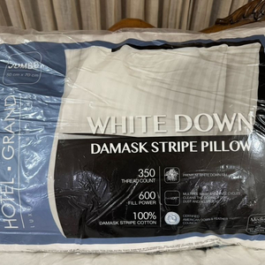 호텔 패딩 베개 (새상품) /거위털 베개