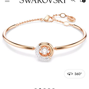 새제품)스와로브스키 댄싱 팔찌 정품