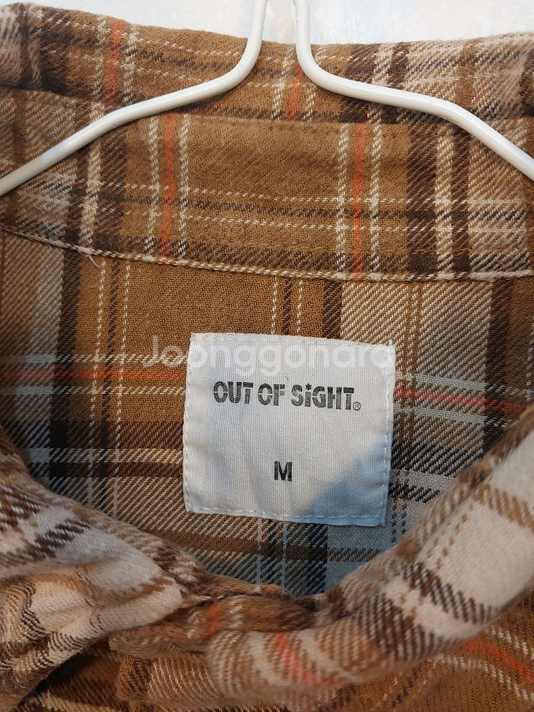 out of sight 웨스턴 플란넬 헌팅 셔츠 90사이즈--3