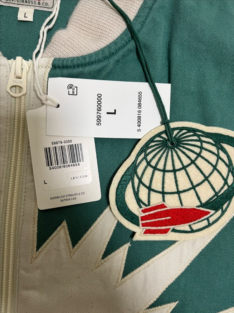 리바이스빈티지클로딩 lvc 로켓시티 Starburst자켓 M,L,XL사이즈 새제품 이미지