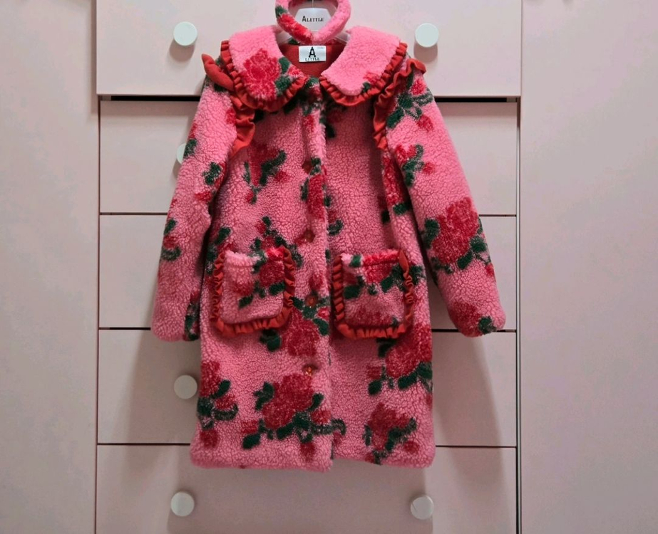 에이리틀 핑크 로즈 덤블코트xxl +헤어밴드 이미지