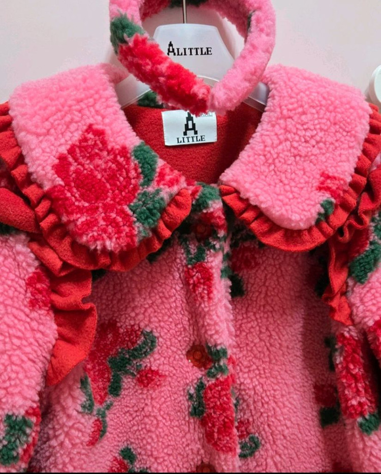 에이리틀 핑크 로즈 덤블코트xxl +헤어밴드 이미지