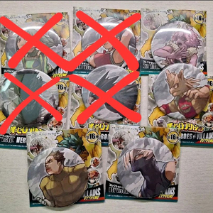 나히아히로아카 원화전 캔뱃지 야오요로즈모모아시도미나쇼지사토코다