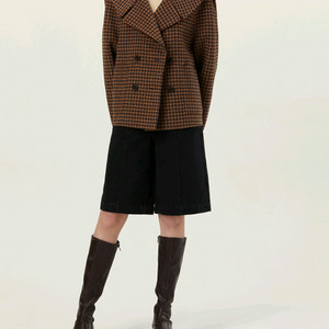 COVETBLAN 세일러카라 핸드메이드 숏자켓