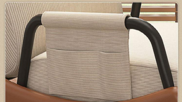 [미개봉 새상품] 1인용 리클라이너 흔들의자 (베이지)--2