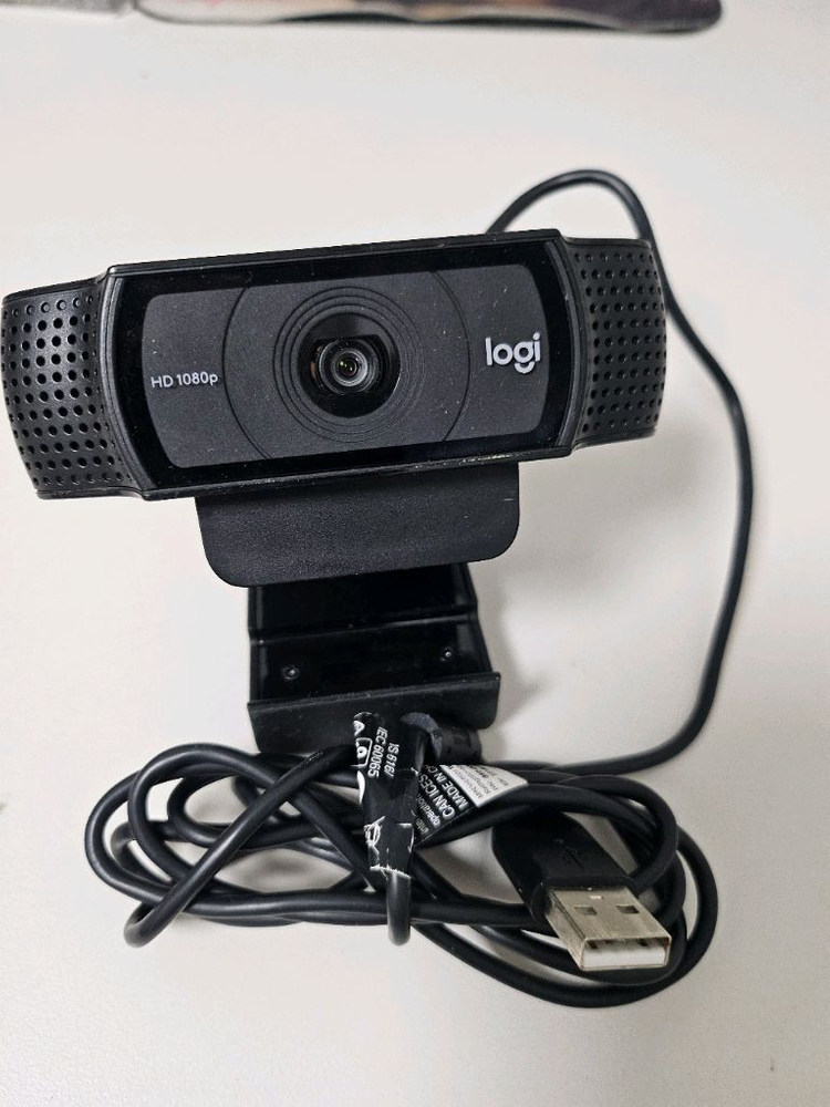 [신품급/미사용] 로지텍 C920 pro HD 웹캠 (유튜버, 화상카메라)--2