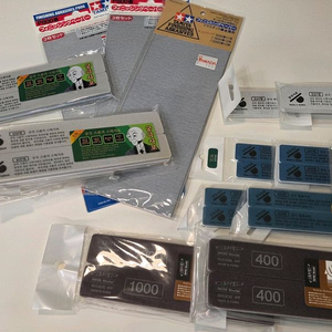 프라모델, 모형용 스틱 사포 종이 사포 스펀지 사포