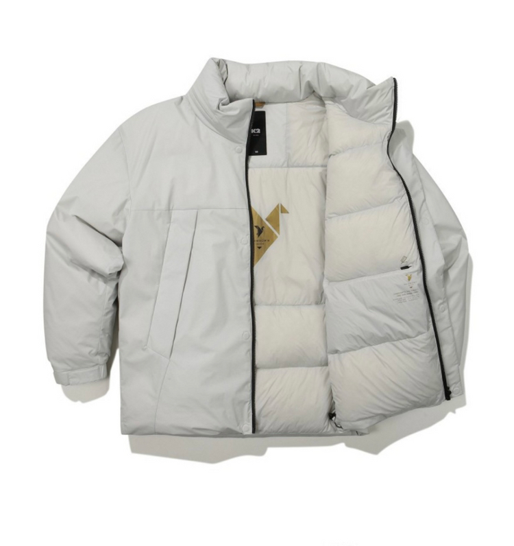 K2 | 씬에어 라이트 구스다운 90 스노우그레이 숏패딩 푸퍼 이미지