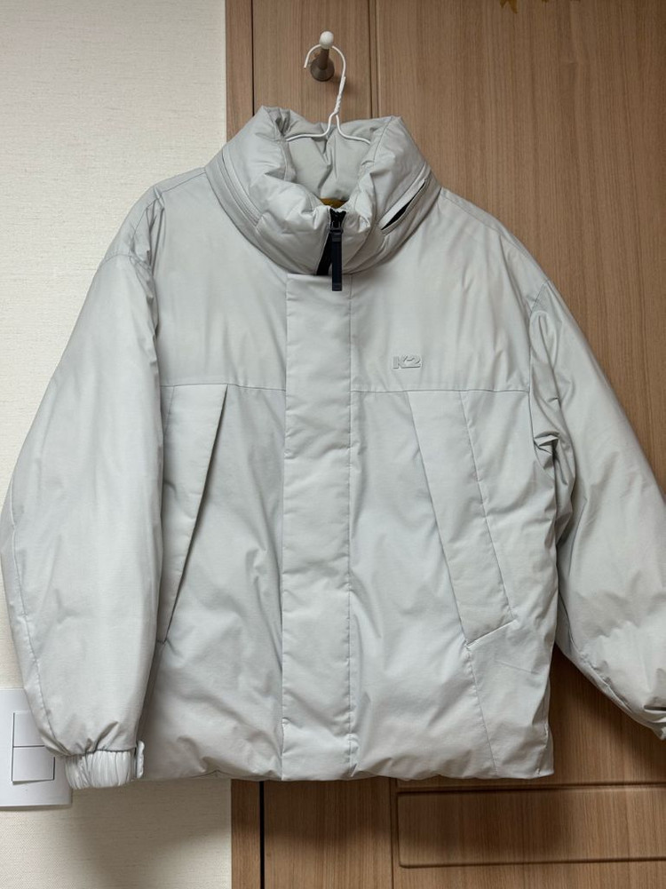 K2 | 씬에어 라이트 구스다운 90 스노우그레이 숏패딩 푸퍼 이미지