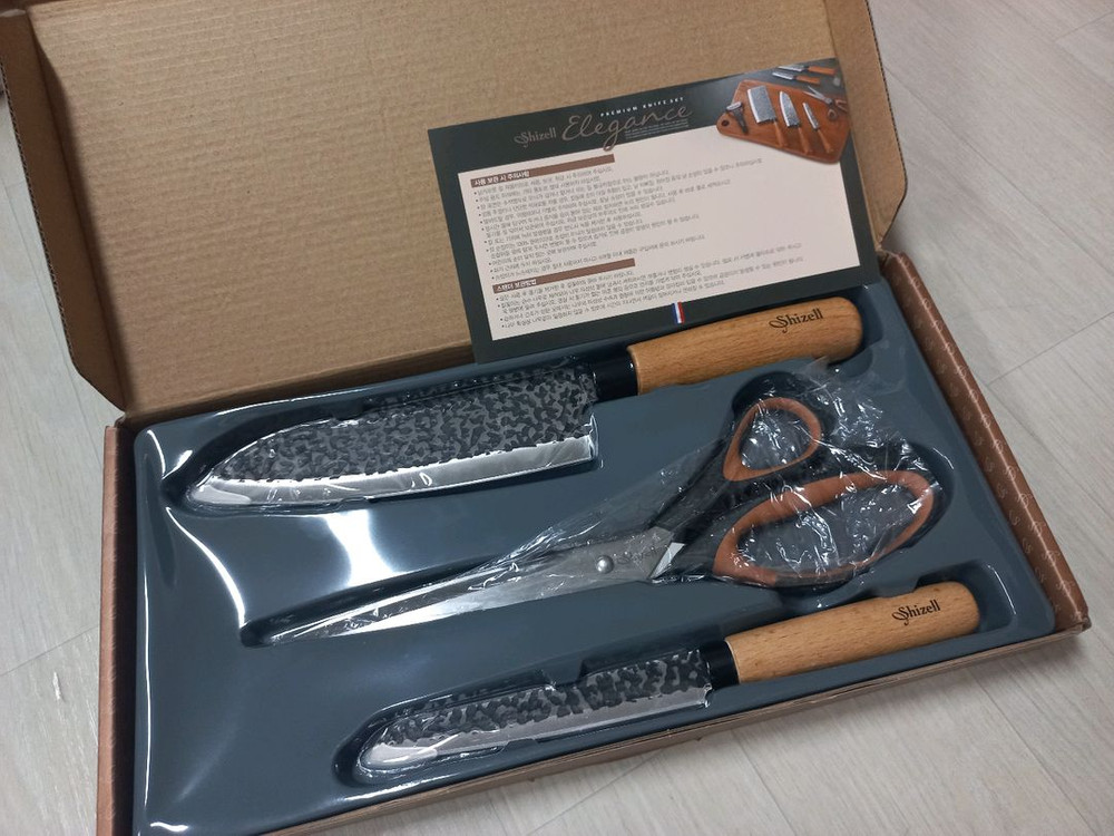 주방 나이프 3종 이미지