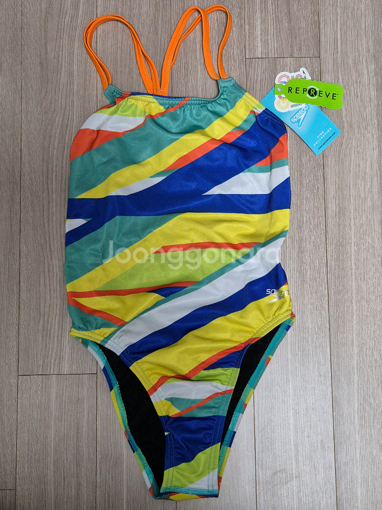 스피도 28 사이즈 에코 엔듀런스 더블 스트랩 원피스 수영복--2