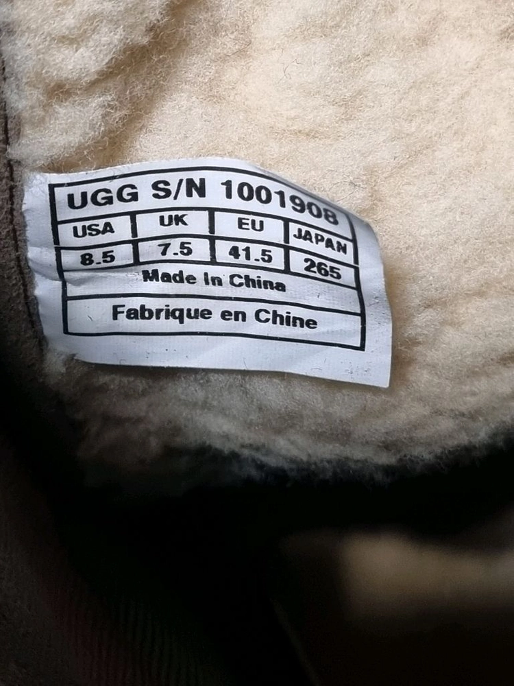 UGG 남성 스웨이드 가죽 부츠 이미지