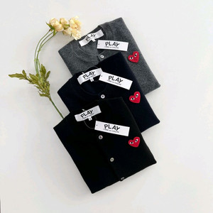 꼼데가르송 레드와펜 라운드 가디건