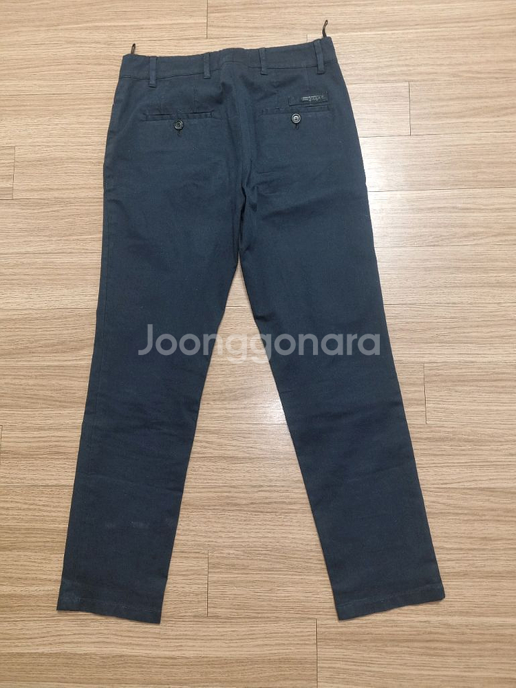 정품 프라다 다크네이비 면바지 40사이즈 25인치 prada--1