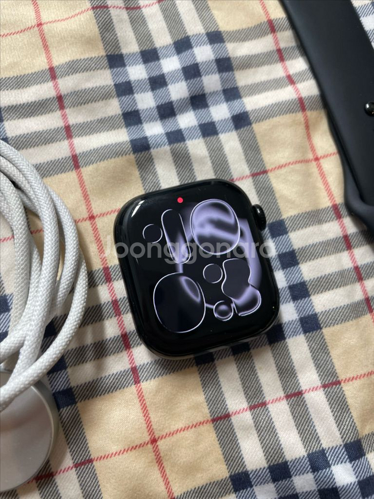 애플워치10 42mm 제트블랙 S급--1