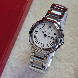 [신세계강남점 풀세트] 까르띠에 발롱블루 스틸 28mm 여성용 시계 08년