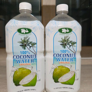 해피웰 코코넛 워터 1L 2개