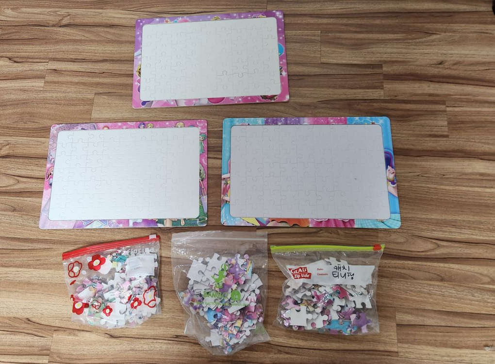 티니핑, 포캣몬, 토마스 퍼즐 6종 이미지