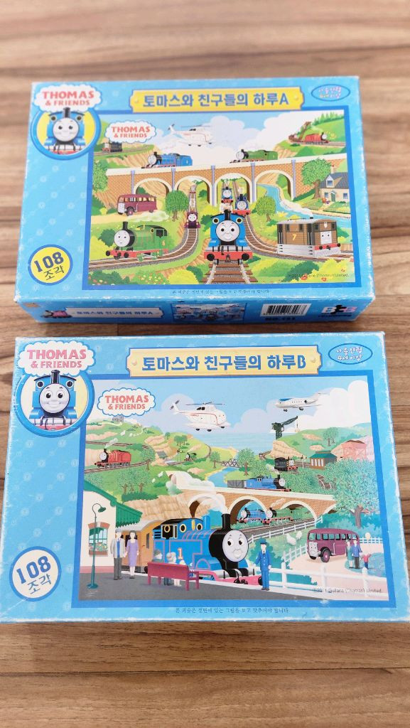 티니핑, 포캣몬, 토마스 퍼즐 6종 이미지