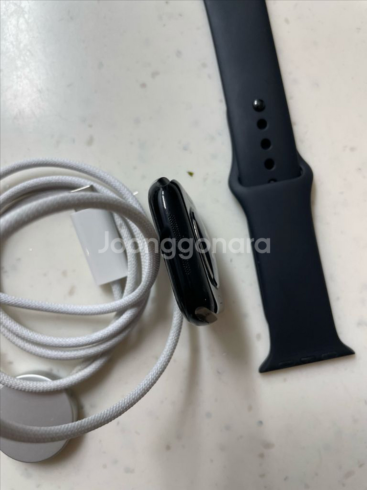 애플워치10 42mm 제트블랙 S급--5