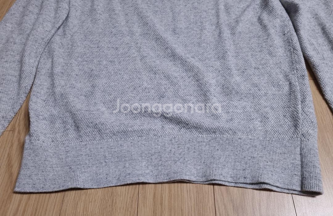 타미힐피거 스몰로고 울혼방 니트 티셔츠--4