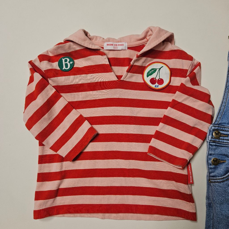 베베드피노 체리티셔츠100+멜방100일괄--1