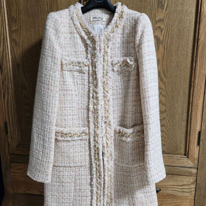 미우미우 우아한 최고급 롱 트위드