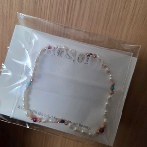 (보스크)14k 벨루아 원석 진주 팔찌