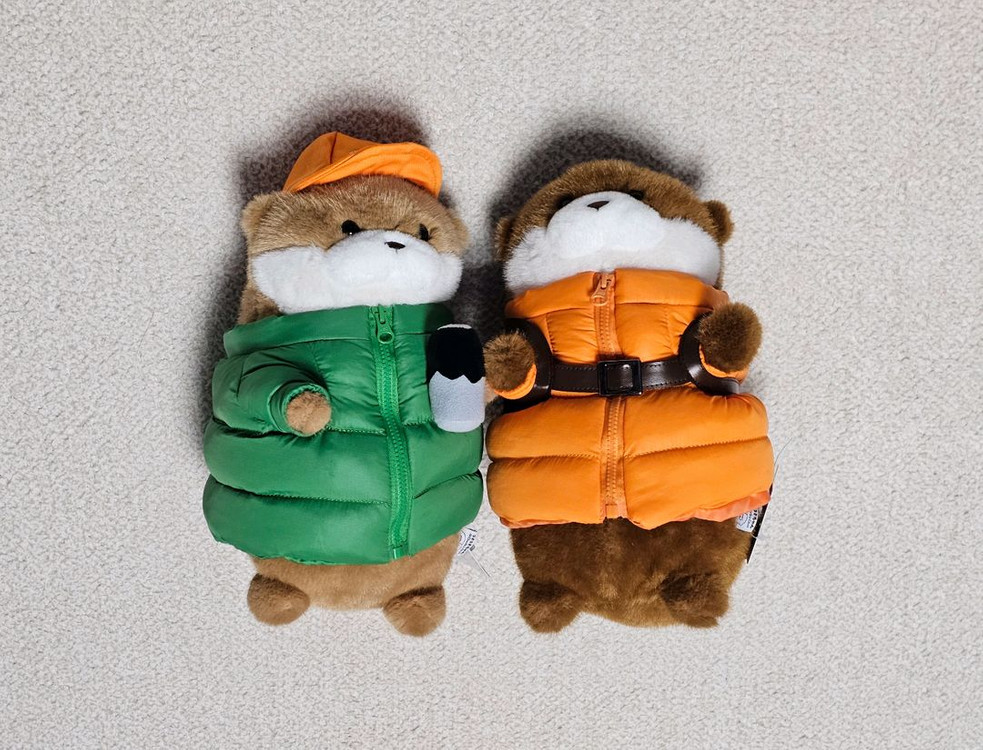 패딩 우소우소 중형 인형(27cm) 이미지