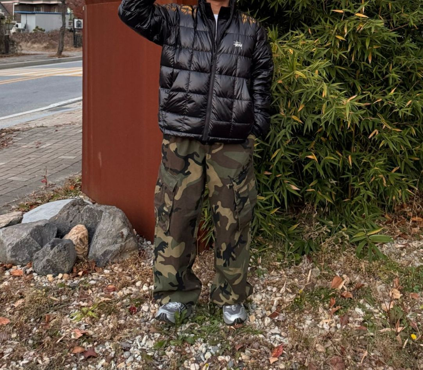 스투시 미드웨이트푸퍼 패딩(S)--5