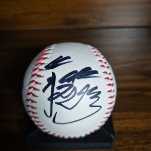 삼성 라이온즈 40주년 기념구 박진만 싸인볼