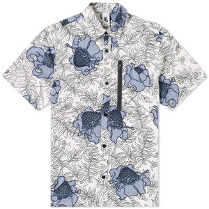 [해외M]나이키랩 플로랄 쇼트 슬리브셔츠 화이트