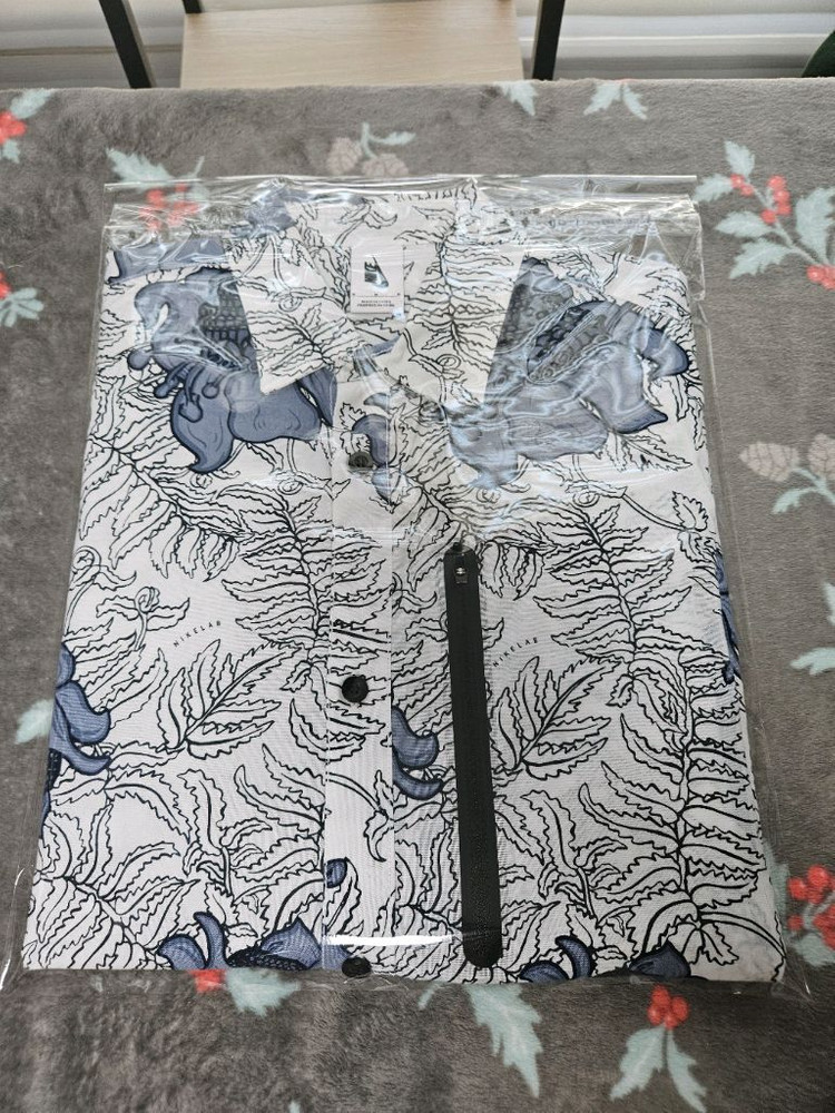 [해외M]나이키랩 플로랄 쇼트 슬리브셔츠 화이트 이미지