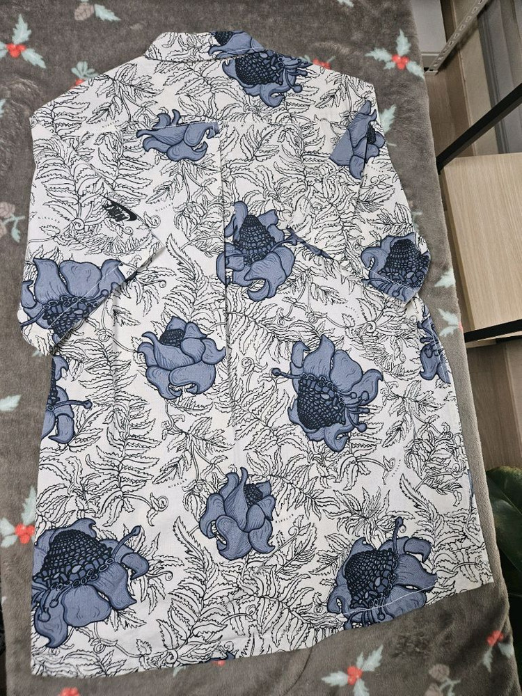 [해외M]나이키랩 플로랄 쇼트 슬리브셔츠 화이트 이미지