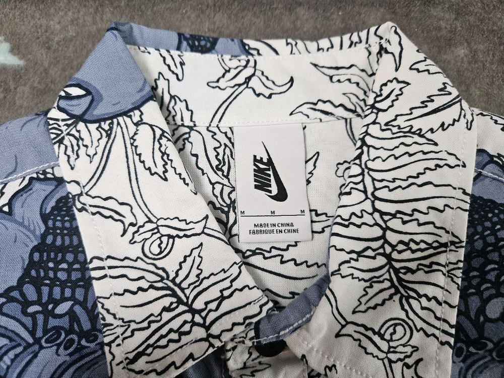 [해외M]나이키랩 플로랄 쇼트 슬리브셔츠 화이트 이미지