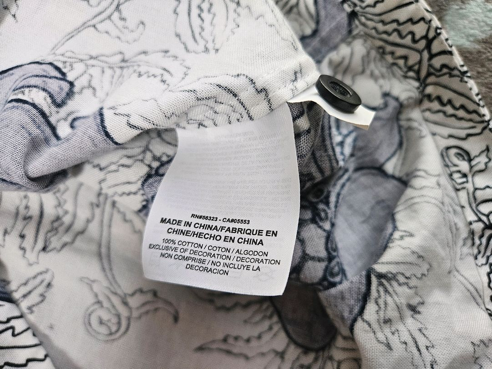 [해외M]나이키랩 플로랄 쇼트 슬리브셔츠 화이트 이미지