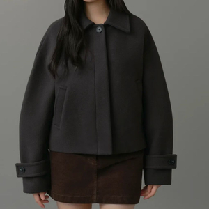 무신사 무탠다드 우먼즈 캐시미어 블렌드 쇼트 맥 코트