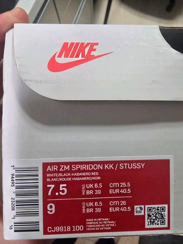 나이키 스투시 에어 줌 스피리돈 사이즈 255 판매 이미지