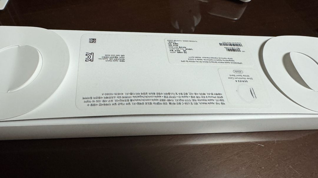 애플워치8 45 실버 알루미늄 GPS 부품용--2