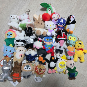 새상품) 각종 인기 캐릭터 키링 인형 모음 이미지