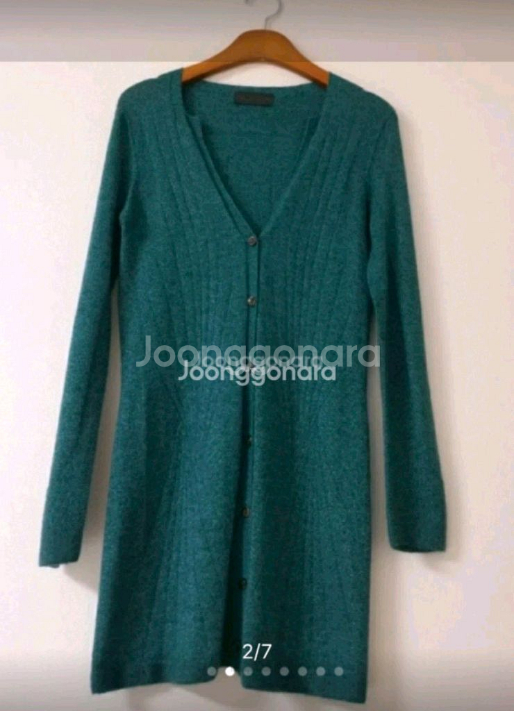 한섬마인 캐시미어 가디건--1