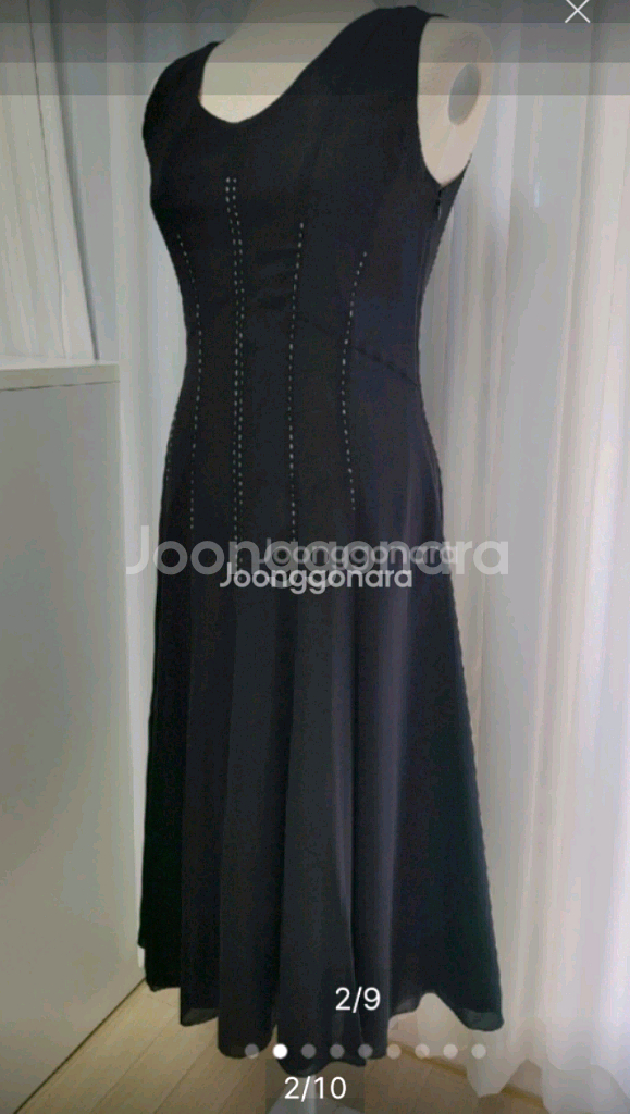 한섬타임 실크원피스--1