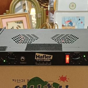 하플러 P1000 모니터앰프