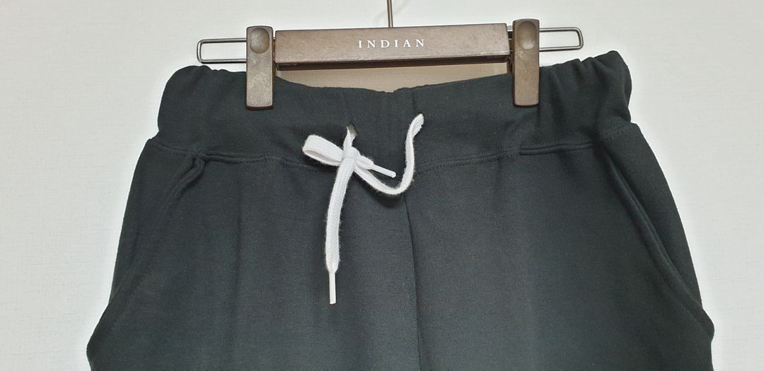 브라운스미스 남성 밴딩 반바지 블랙--1