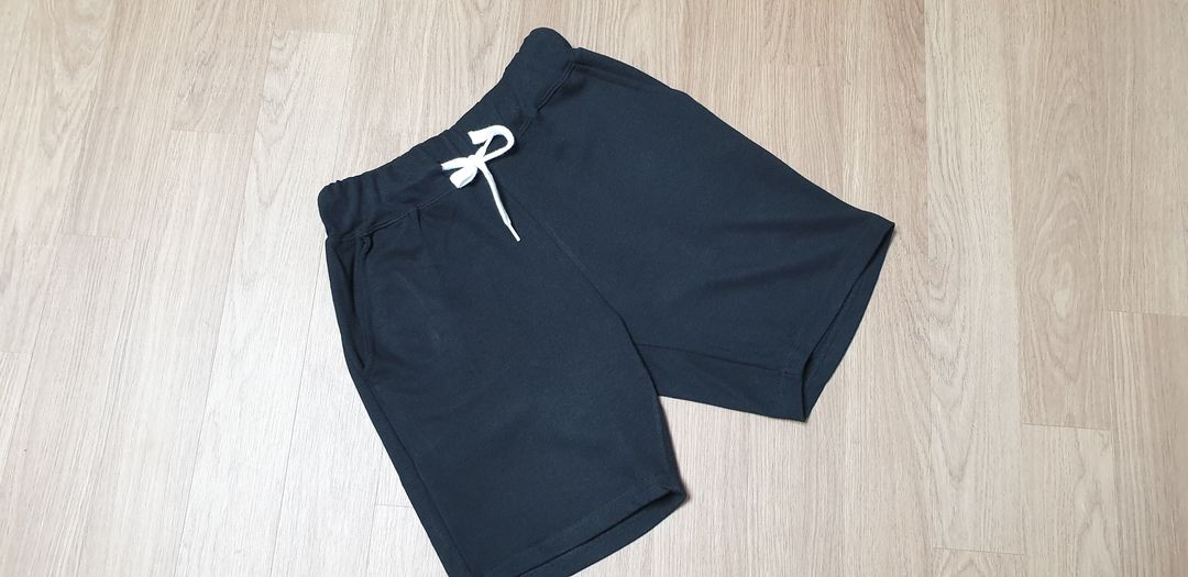 브라운스미스 남성 밴딩 반바지 블랙--7