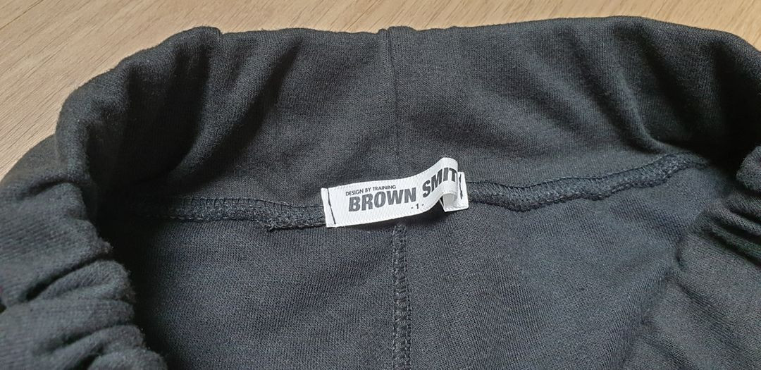 브라운스미스 남성 밴딩 반바지 블랙--8