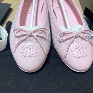 샤넬 플랫 단화 chnael 트위드