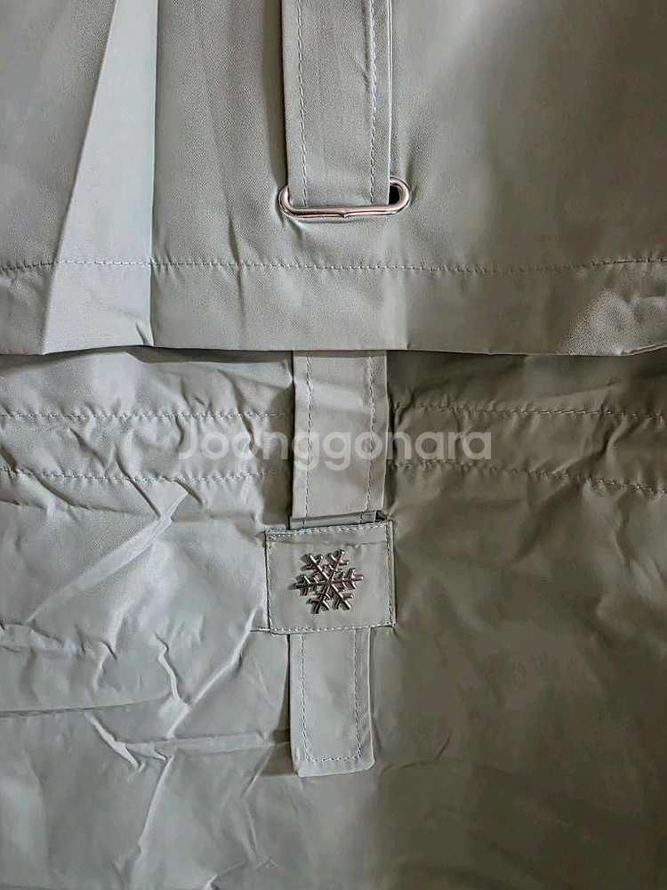 (새상품) 안쪽 털 민트색 후드퍼 롱패딩(55추천)--5